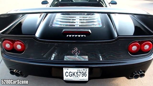 Colorado's New Black Ferrari F50 - Start Up & Driving! смотреть онлайн