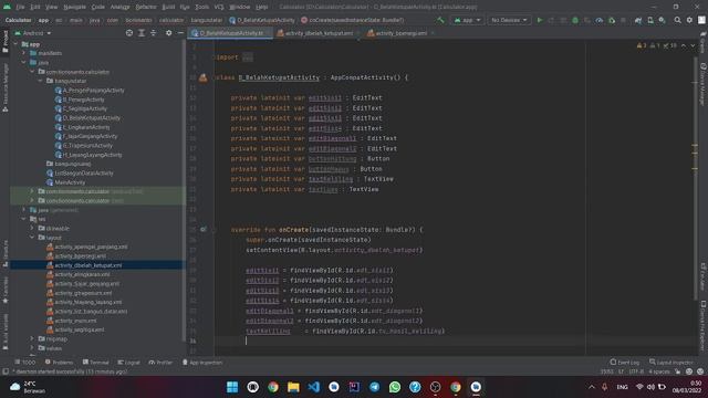 Tutorial Make Calculator Bangun Ruang dan Bangun Datar with Kotlin part 3 | ENGLISH смотреть онлайн