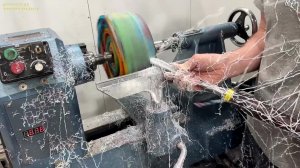 Токарный станок на совершенно новом уровне. Потрясающее изделие сделанное на токарном станке ▶2.