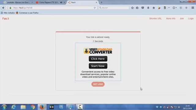 Cómo descargar un archivo desde Fas.li o Adfly смотреть онлайн