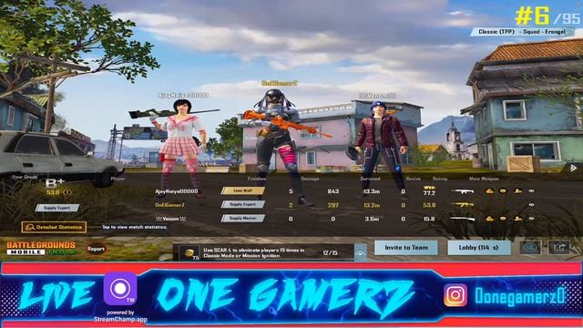 ipadPro II OnE GamerZ IS LIVE II BGMI II Rush Gameplay смотреть онлайн