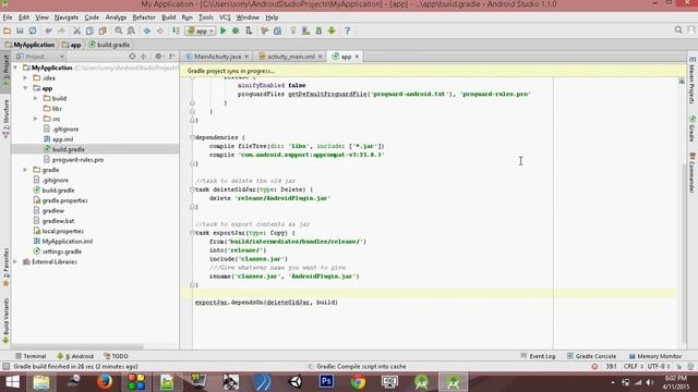 How To Export Jar From Android Studio смотреть онлайн