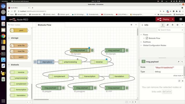 Modulo de bioinformatica para Node-RED (versión pre-alpha) смотреть онлайн