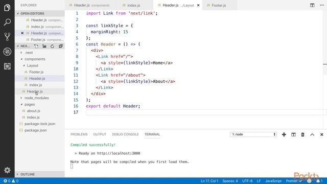 Hands-On Server-Rendered React Application with Next.js: Building Layout Component | packtpub.com смотреть онлайн