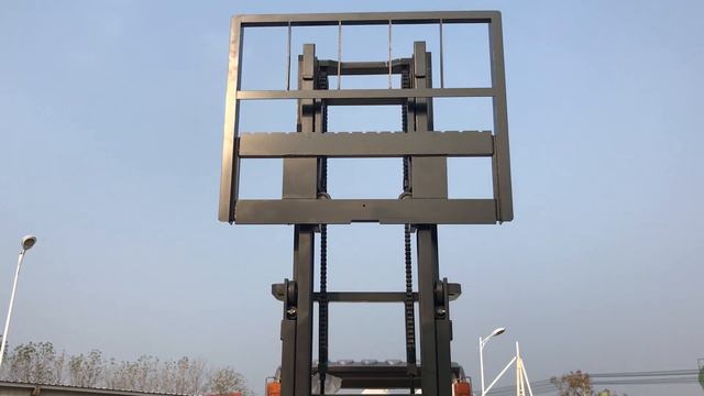 Mitsubishi engine 5Ton Diesel Powered Forklift demo video смотреть онлайн