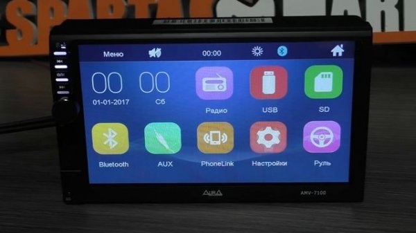 Мини-обзор магнитолы Aura AMV-7100 2DIN