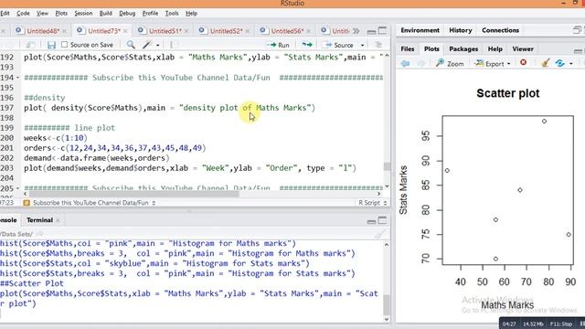Data exploration in R | Bar plot|histogram|box plot|line plot and all |graphs in one plot|ggplot2 смотреть онлайн