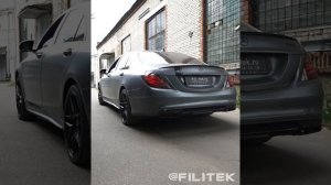 Самый громкий выхлоп на Mercedes S500 W222