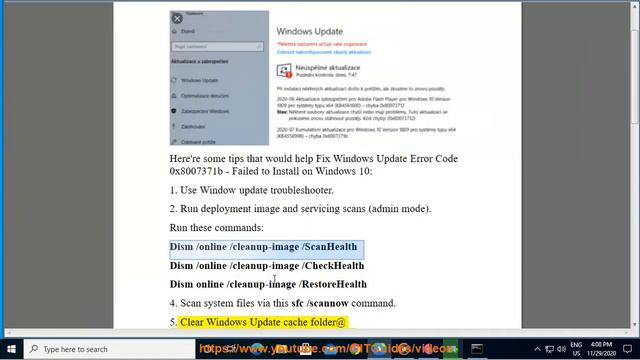 Fix Windows Update Error 0x8007371b - Failed to Install on Windows 10 смотреть онлайн
