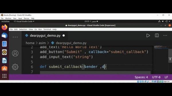 Dear PyGui Python GUI framework