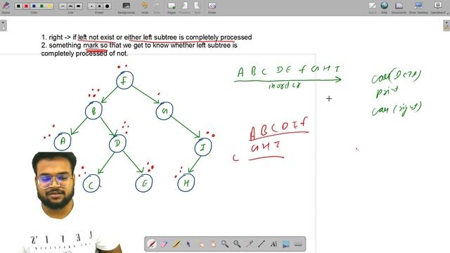 In Order Morris Traversal In Binary Tree | Using O(1) Space | Pepcoding Solution in Hindi смотреть онлайн