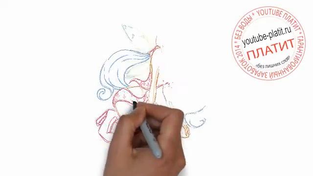 Учимся рисовать винкс Как поэтапно карандашом нарисовать музу винкс смотреть онлайн