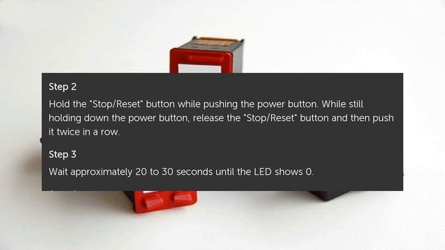 How To Reset A Pixma MP250 Cartridge
