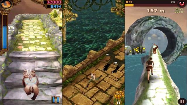 Spirit Run Vs Temple Run Vs Tom Runner - Endless Run Game Play Android / iOS смотреть онлайн