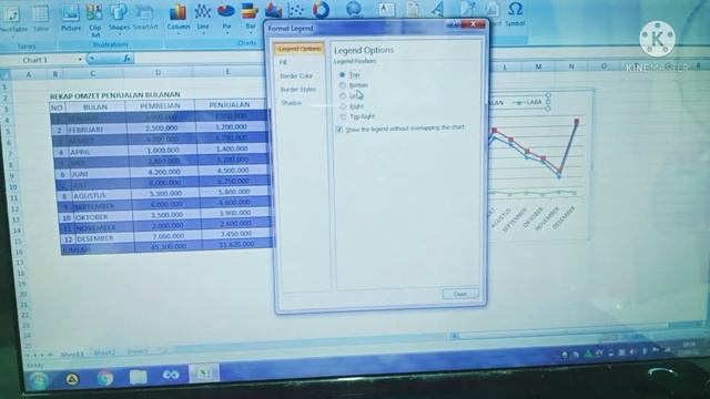 cara membuat grafik menggunakan Microsoft Excel смотреть онлайн