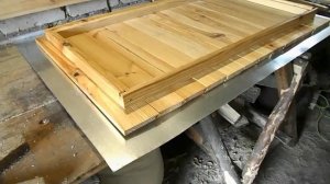Обшивка крыши улья оцинковкой