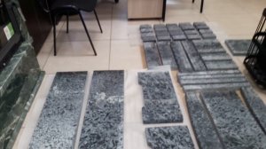 Облицовка из натурально камня Иматра для каминной топки