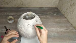 Ваза из папье маше для живых цветов, своими руками