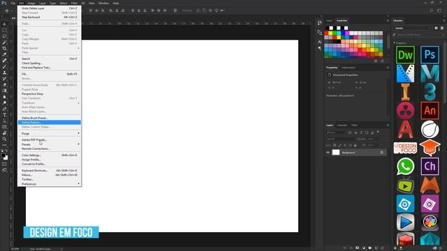 Curso Essencial Adobe Photoshop CC 2017 - Aula 10 Manipulando Menus смотреть онлайн