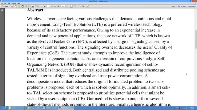 Dynamic SON Enabled Location Management in LTE Networks смотреть онлайн