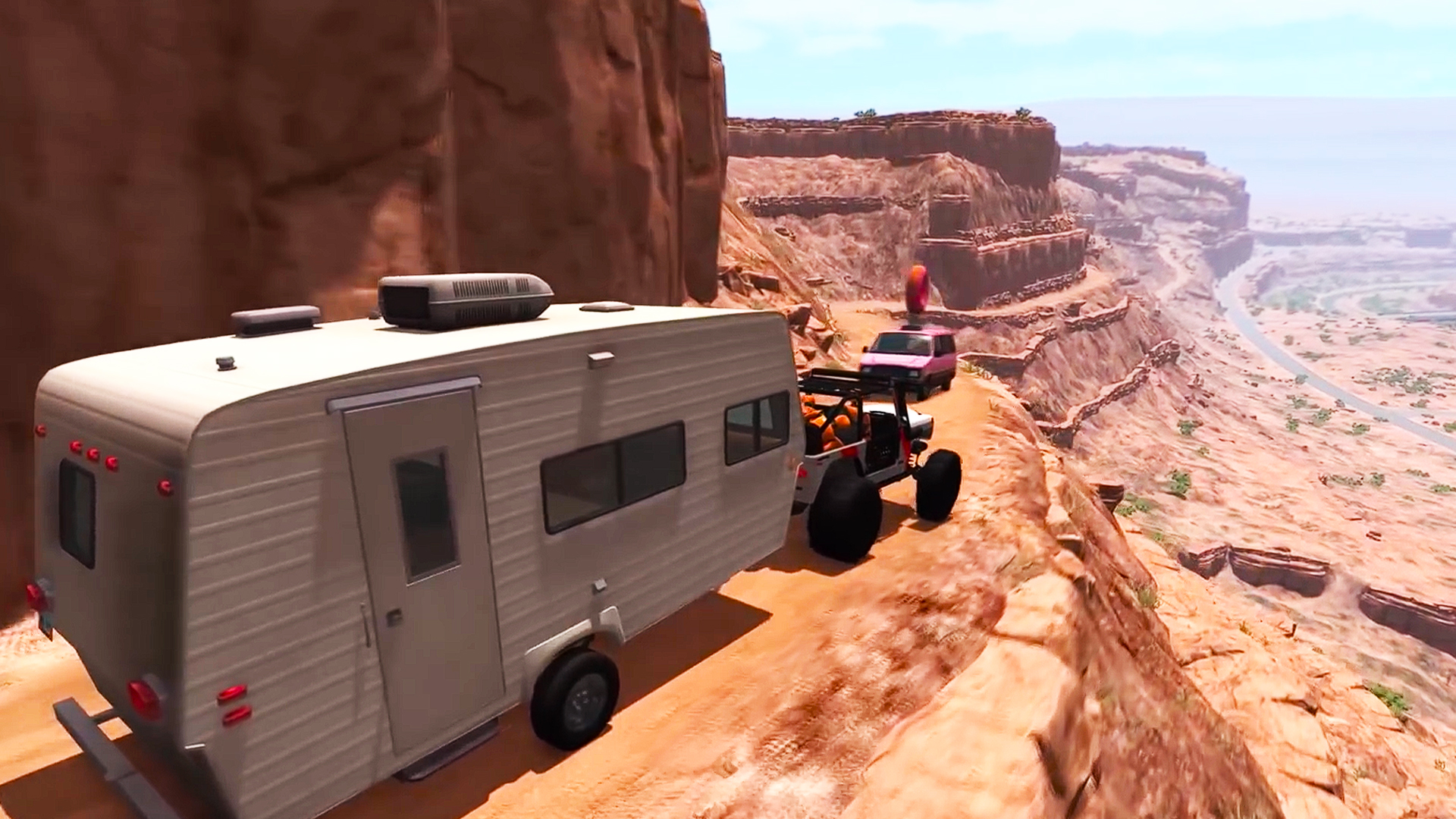 Beamng drive - Падение с обрыва 22 | HITGAMEZ