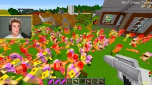 1000 БАНАНЧИКОВ ПРОТИВ 1000 ПОНЧИКОВ В МАЙНКРАФТ ЭПИК БАТЛ