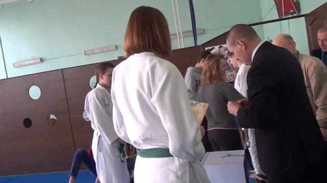 Награждение. - 70 кг.Открытый Чемпионат Киева по дзюдо до 21 года. 18 марта 2015 смотреть онлайн