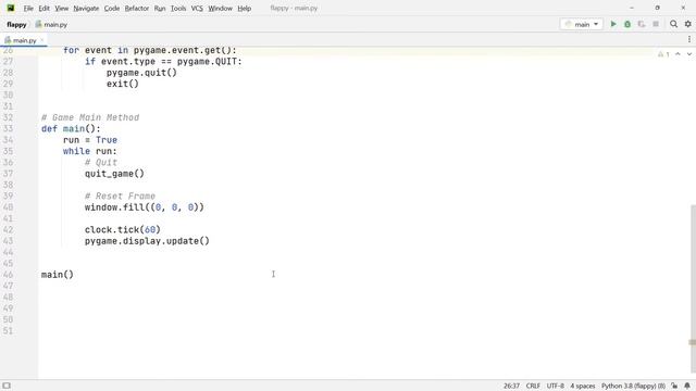 Flappy Bird in Python & Pygame [Part 1: Scrolling Background] смотреть онлайн