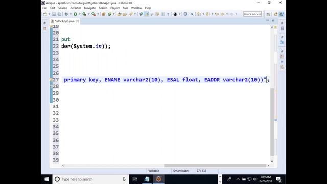ADV. JAVA JDBC Online Training || Session - 8 || Mr. Nagoor Babu Sir смотреть онлайн