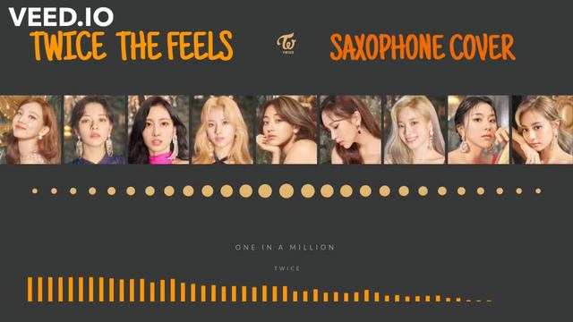 TWICE - The Feels (Original Instrumental + Vocal cover by Saxophone) смотреть онлайн