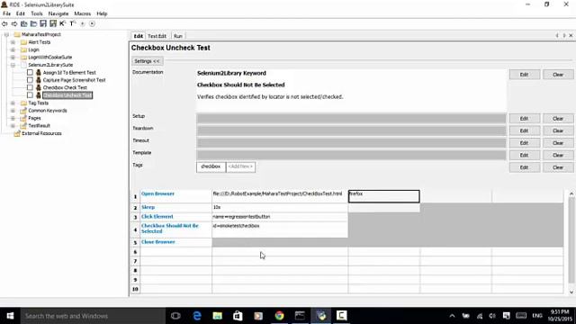 Robot Framework Selenium2Library Keyword Checkbox смотреть онлайн