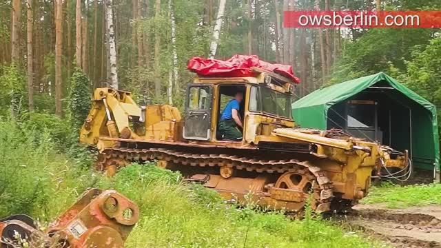 ДЭТ-250 ( Дизель-Электрический Трактор ) Тест-драйв после замены двигателя. смотреть онлайн