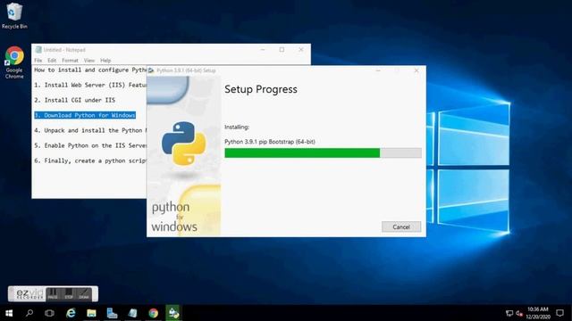 Install and Configure Python Web App With Microsoft IIS смотреть онлайн