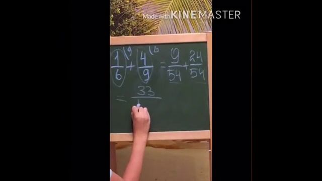 Сложение и вычитание дробей с разными знаменателями смотреть онлайн