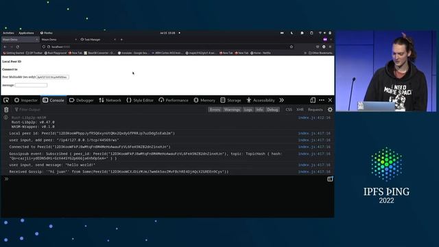 Rust-Libp2p-WASM Demo - @mriise - IPFS and WASM - IPFS and WASM смотреть онлайн