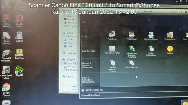 Scanner Canon Lide 120 Dokumen Photo смотреть онлайн