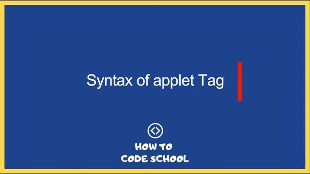 HTML applet Tag - Introduction of Applet Tag смотреть онлайн