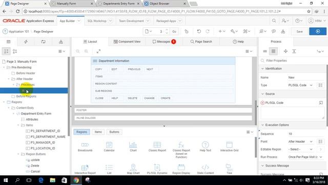 Oracle apex Manually form and Report смотреть онлайн