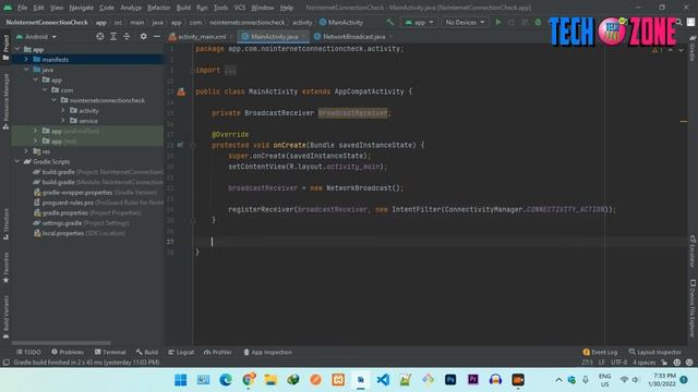 How to Check Internet Connection in Android Studio - Custom No Internet Connection Dialog - 2022 смотреть онлайн