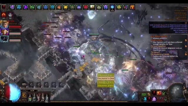 Path Of Exile 3.15: EXPEDITION - T7 Port 100% Delirium Map