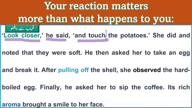 Your reaction matters more than what happen to you | Translation | English to Urdu/Hindi Translatio смотреть онлайн