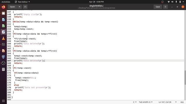 singlelinklistC inserting node beginning last, before after, delete node, reversing list with code смотреть онлайн