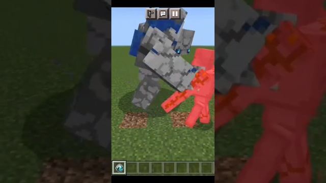 Големы из разных видов руды для Minecraft BEDROCK. смотреть онлайн
