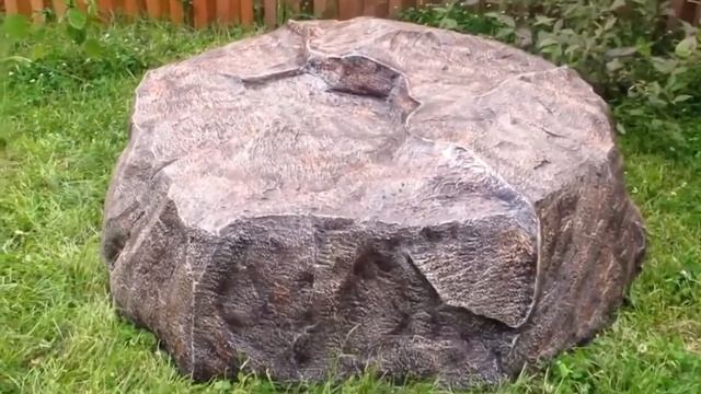 Крышка для септика в виде искусственного камня смотреть онлайн