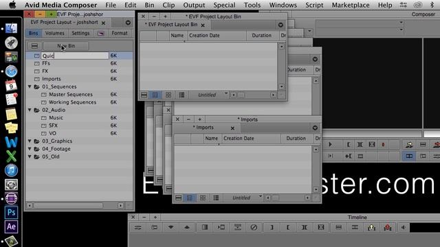 Bin and Folder Setup for New Projects in Avid Media Composer | Tutorial смотреть онлайн