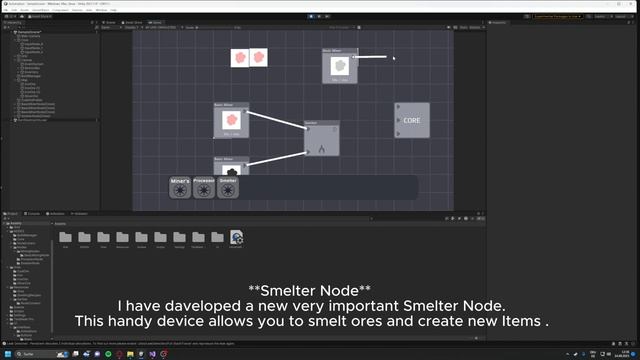 Devlog #02: Building an Node Based Automation Game in Unity смотреть онлайн