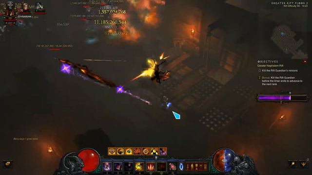 Diablo 3 Natayla N6 Solo Greater Rift Tier 59 Clear Rank 6 2.2 смотреть онлайн