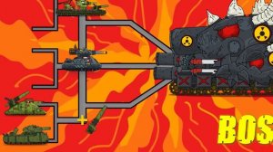 Мега танки VS Босс - Мультики про танки