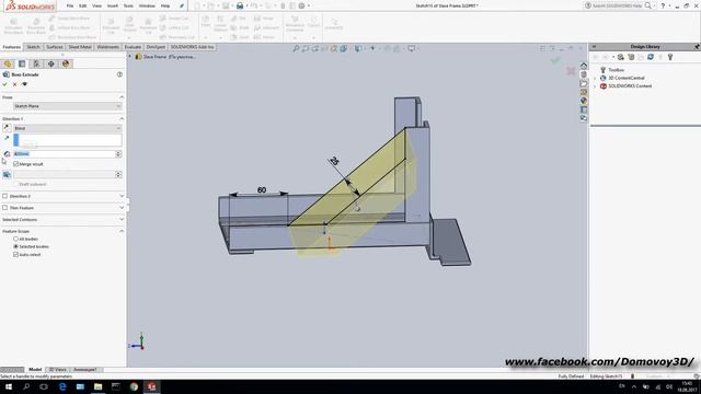 Плата расширения для УШМ ("болгарки") SolidWorks ч.02 смотреть онлайн