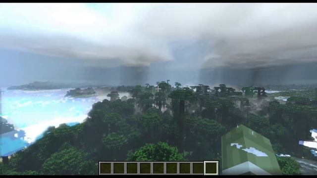 distant horizons shader test, Minecraft смотреть онлайн